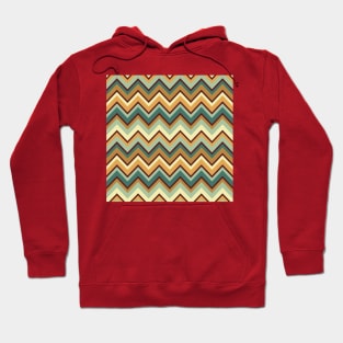 Geometrical Zigzag Pattern Hoodie